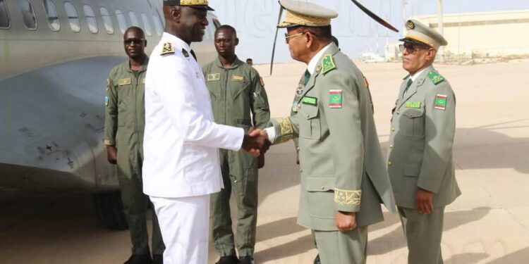 Mauritanie-Sénégal : le général Oumar Wade reçu par le président Ghazouani à Nouakchott
