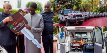 Santé : Bassirou Diomaye Faye réceptionne 153 ambulances médicalisées d’un coût de 8,1 milliards FCFA