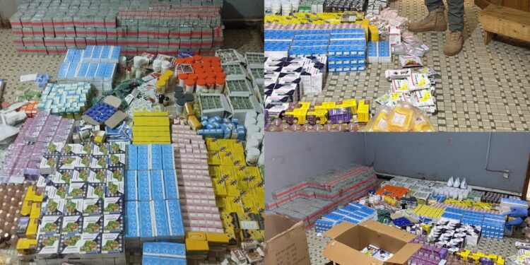 Saisie de faux médicaments d’une valeur de 18,6 millions de francs CFA à Bondji 1 Saisie de faux médicaments d’une valeur de 18,6 millions de francs CFA à Bondji