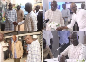Le ministre de la Communication Bakary Sarr en visite à E-Media