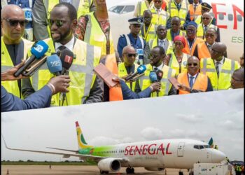 AIR SÉNÉGAL : Abdoul Ahad Ndiaye réceptionne le BOEING 737-800 « GOREE », une nouvelle étape dans le renforcement de la compagnie nationale et de la souveraineté aérienne du Sénégal  