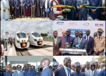 Le TER arrive à l’Aéroport International Blaise Diagne, Inauguration et mise en service commerciale de la nouvelle section