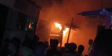 Tambacounda: Énième incendie au marché Corona, les commerçants accusent les autorités administratives et municipales