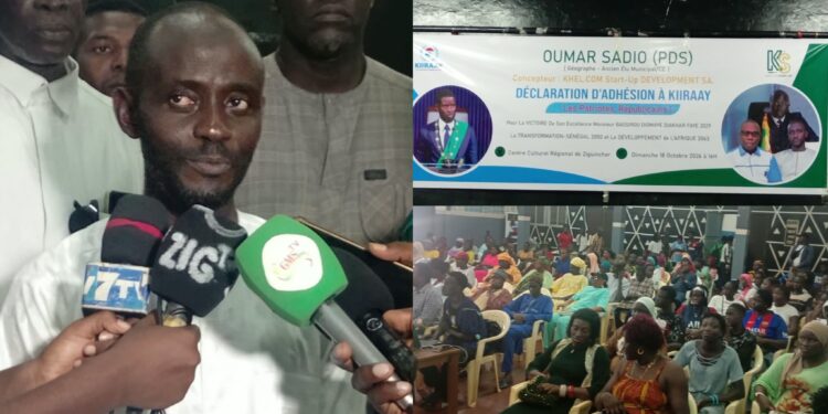 Ziguinchor : Omar Sadio, ancien du PDS, rejoint Kiiray, le parti du président Bassirou Diomaye Faye